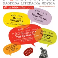 Jesienne Spotkania z Laureatami Nagrody Literackiej Gdynia
