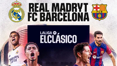 Bilety na Helios Sport - El Clasico: Real Madryt - FC Barcelona