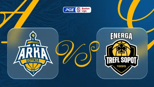 Bilety na mecz koszykówki AMW ARKA Gdynia - ENERGA TREFL Sopot
