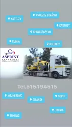 Kierowca kat. C praca na miejscu Gdańsk, transport maszyn budowlanych