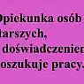 Opiekunka starszych osób
