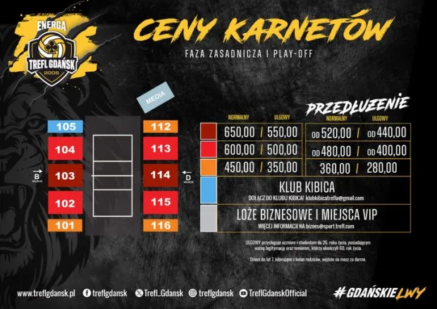 bilet Energa Trefl Gdańsk bilet Energa Trefl Gdańsk
