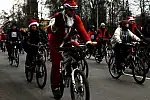 Migawki z I edycji przejazdu pt."Mikołaje na Rowerach"