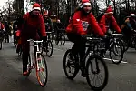 Migawki z I edycji przejazdu pt."Mikołaje na Rowerach"
