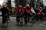 Migawki z I edycji przejazdu pt."Mikołaje na Rowerach"