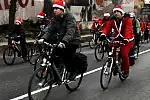 Migawki z I edycji przejazdu pt."Mikołaje na Rowerach"