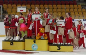 Podium kategorii do 13. roku życia - Juvenille. 