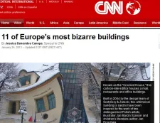 Sopocki Krzywy Domek znalazł się w rankingu CNN na najdziwniejsze budynki Europy.