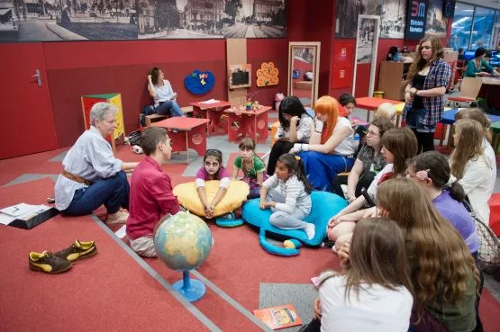 Strefa dla dzieci w Bibliotece Manhattan w Gdańsku.