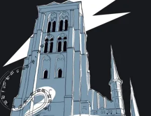 Komiks 'Doktor Damiano" jest adaptacją legendy "Tajemnica wieży Mariackiej".