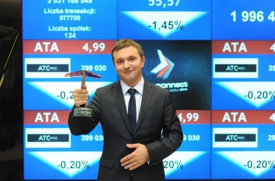 Od czasu debiutu na New Connect (na zdjęciu prezes zarządu Artur Jadeszko) spółka ATC Cargo nie ma najlepszych notowań u inwestorów.