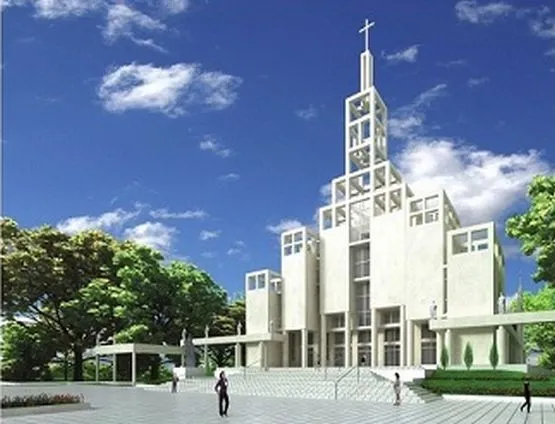 Projekt zakłada wieżę kościoła o wysokości 40,5 m. 
