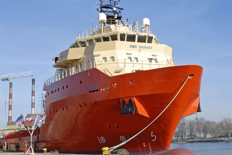 "Kudu" jest statkiem typu PSV i będzie wykorzystywany w górnictwie morskim.