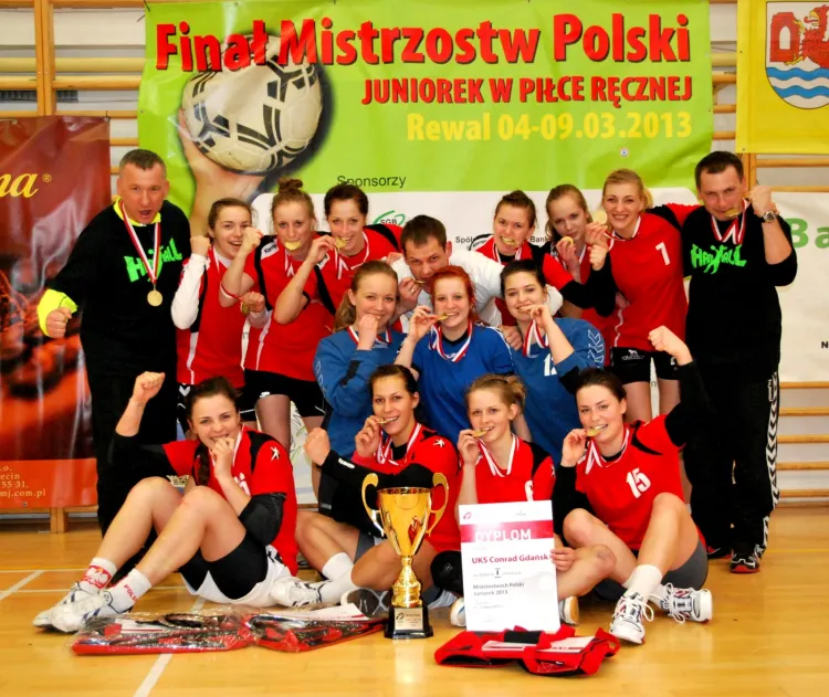 Conrad Gdańsk - mistrzynie Polski juniorek starszych 2013.
