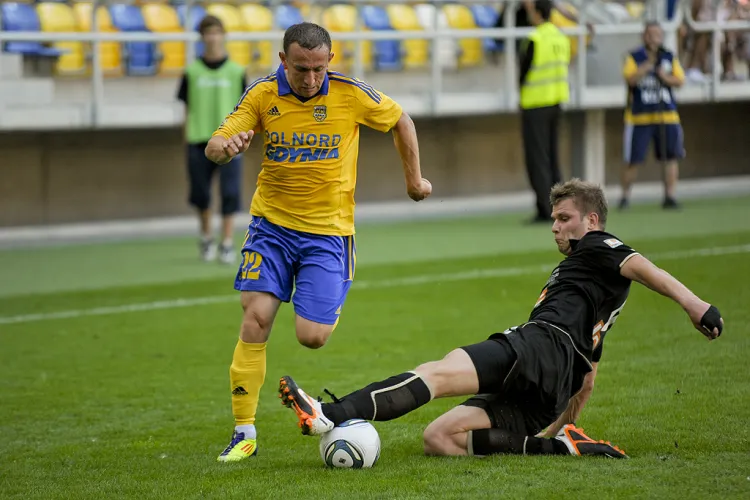 Damian Krajanowski wyprowadzi Arkę do meczu z Cracovią w roli kapitana. 
