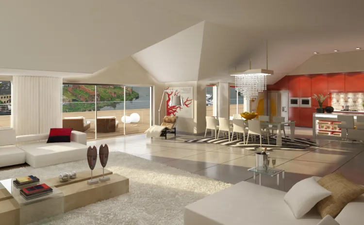 Jeden z ekskluzywnych apartamentów w gdańskim budynku WaterLane.