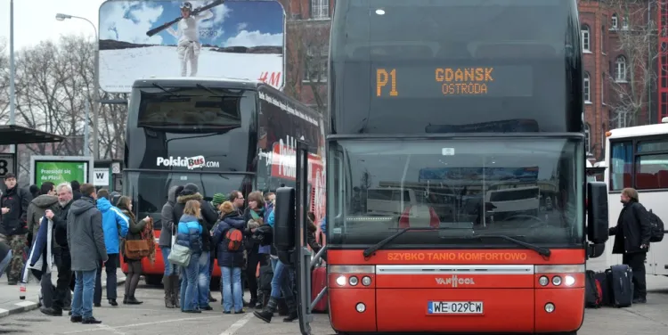 Dotychczas Polskim Busem z Gdańska było można dojechać tylko do Warszawy przez Ostródę.