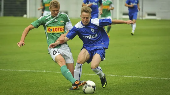 Krzysztof Bułka wywalczył w starciu z Gwardią Koszalin rzut karny, który dał jego drużynie zwycięstwo 1:0.
