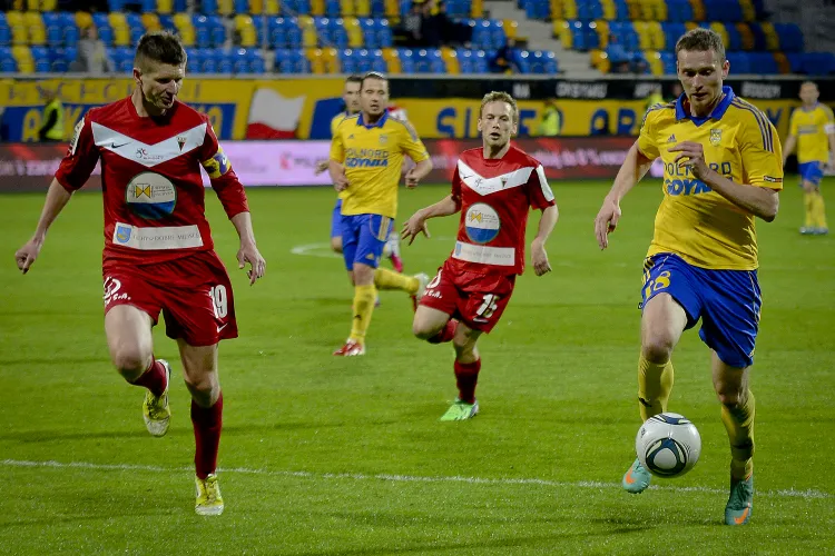Janusz Surdykowski po raz kolejny strzelił gola dla Arki.