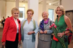 Na spotkaniu obecna była także Danuta Wałęsa, wierna klientka Bożeny Batyckiej.