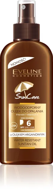 Wodoodporny olejek do opalania - Eveline
