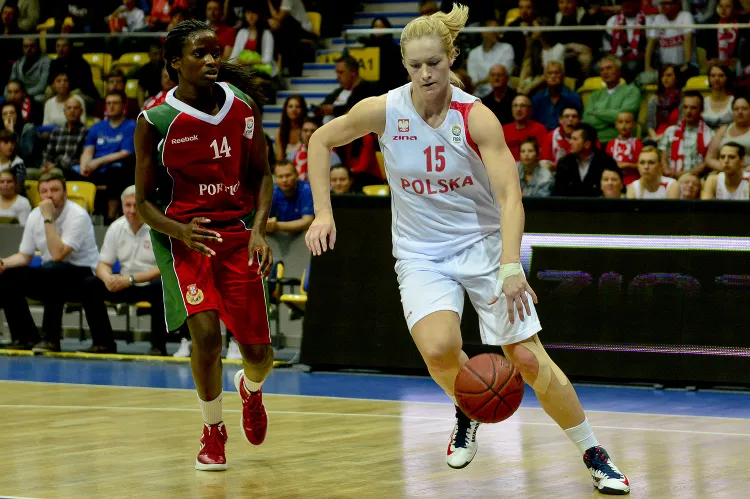 Magdalena Leciejewska z dobrej strony przypomniała się w Gdyni. Była koszykarka Lotosu zdobyła najwięcej punktów dla Polski w meczu z Portugalią. 