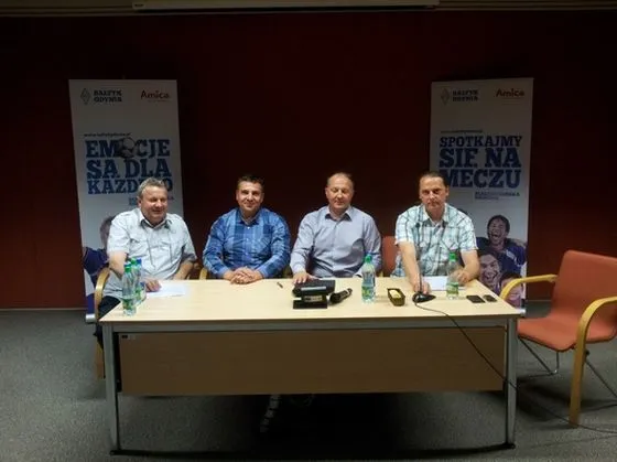 Zarząd Bałtyku w dotychczasowym czteroosobowym składzie. Od lewej: Józef Stopyra, Wojciech Antkowiak, Adam Pstrągowski i Tomasz Florek.