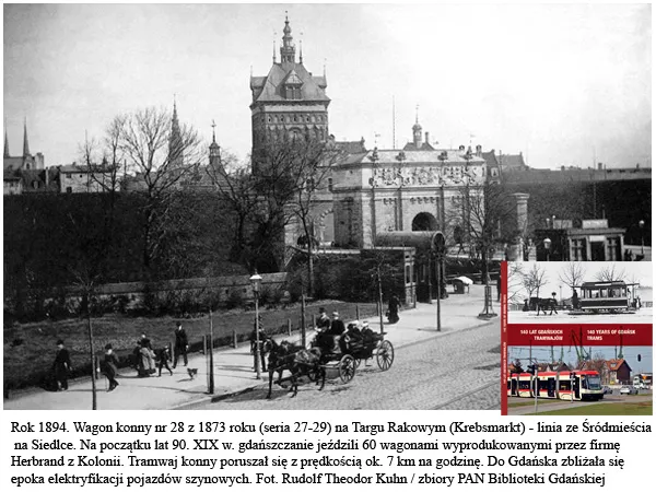Jedno z najstarszych zdjęć, które można obejrzeć w albumie "140 lat gdańskich tramwajów".