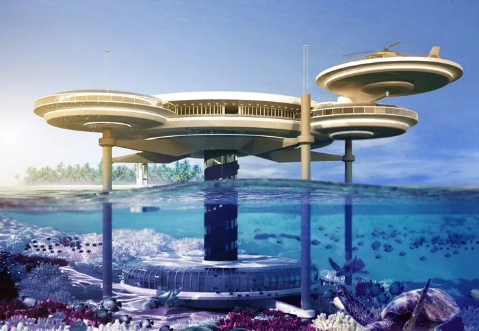 Water Discus Hotel otwiera wiele nowych obszarów dla rozwoju hotelarstwa, turystyki, mieszkalnictwa, wspierania ekologii przez tworzenie nowych podwodnych ekosystemów i działań na rzecz ochrony środowiska.