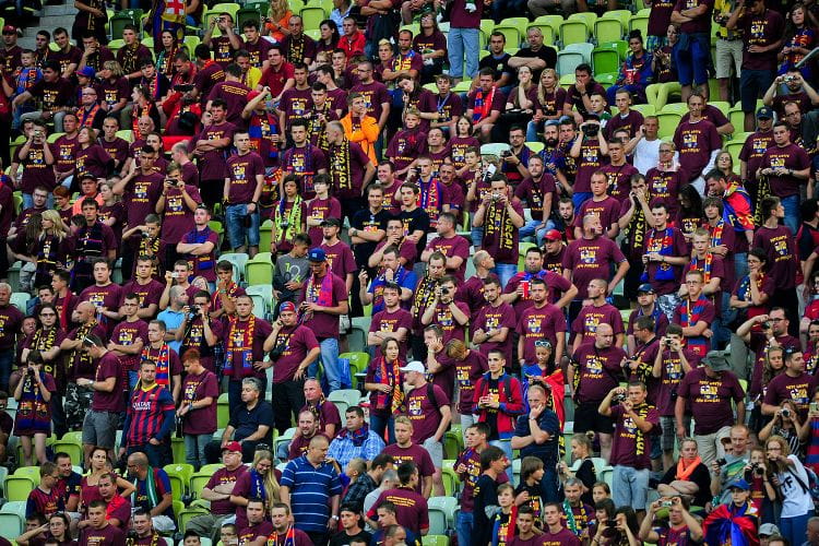 W środę, o godzinie 20 zostało opublikowane wspólne zdjęcie kibiców, którzy przyszli na PGE Arenę obejrzeć mecz Lechia - Barcelona.