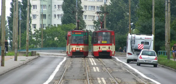 Fatalny stan torowiska na gdańskiej Przeróbce sprawia, że nie kursują w tym kierunku najnowsze tramwaje ZKM, czyli Pesy Swing.