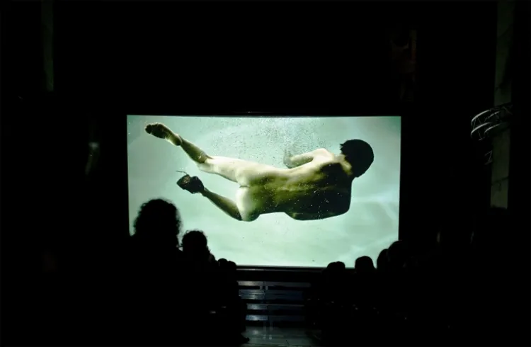 Festiwal zakończyła prezentacja projektu "Inject" kanadyjskiego artysty multimedialnego Hermana Kolgena w gdańskim Centrum św. Jana.