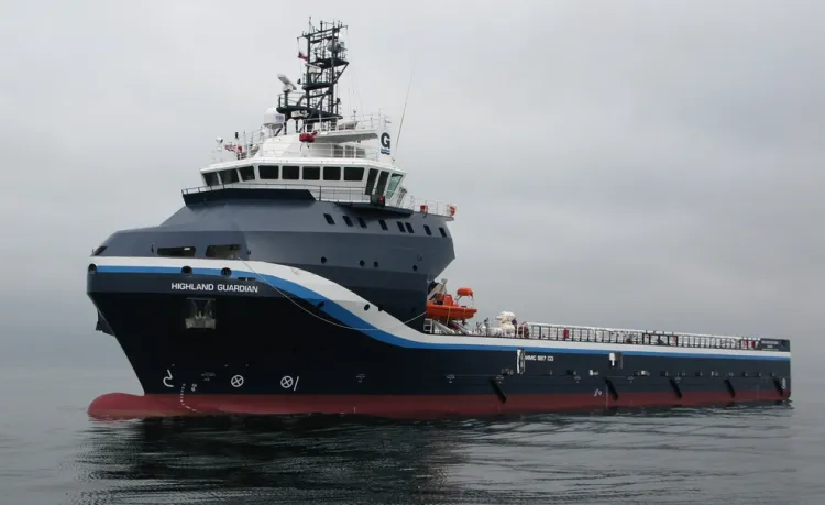 Statek wkrótce rozpocznie obsługę platform wiertniczych i wydobywczych operujących na Morzu Północnym.