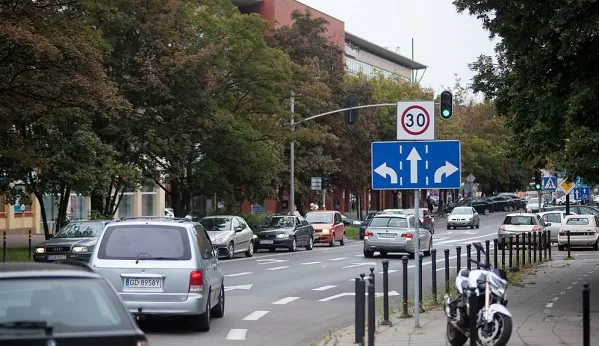 Strefa "tempo 30" to obszar ulic objęty zakazem poruszania się pojazdom z prędkością przekraczającą 30 km/h. Wraz z progami zwalniającymi, zwężeniami drogi, kontrapasami dla rowerów, strefa tworzy obszar uspokojonego ruchu drogowego.