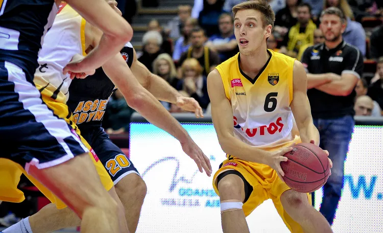 Łukasz Jaśkiewicz był jednym z najskuteczniejszych zawodników Trefla II Sopot podczas I rundy Intermarche Basket Cup. 