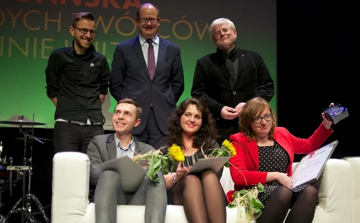 Laureaci nagrody miasta Gdańska dla Młodych Twórców w Dziedzinie Kultury 2013.
