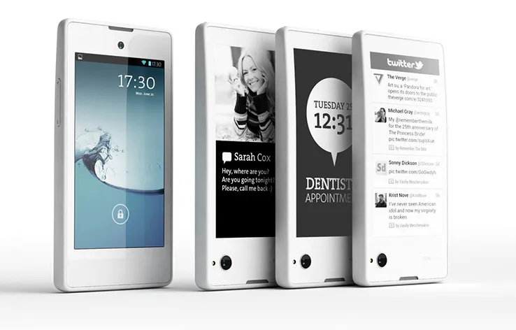 Pierwsza dwuekranowa hybryda smartfonu i czytnika e-booków przeciera szlak.