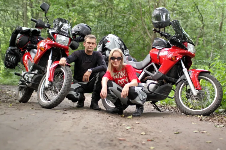 Krzysztof i Wiesława Rudź przemierzą Amerykę Południową na motocyklach.