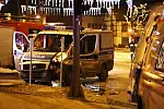 W Sopocie, w nocy z czwartku na piątek, radiowóz uderzył w taksówkę. 