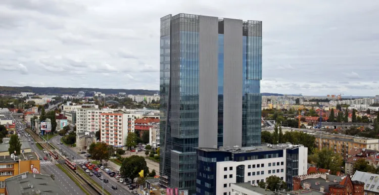 Najwyższy budynek Gdańska - Centrum Biurowe Neptun - osiągnął w 2013 r. docelową wysokość 84,7 m.