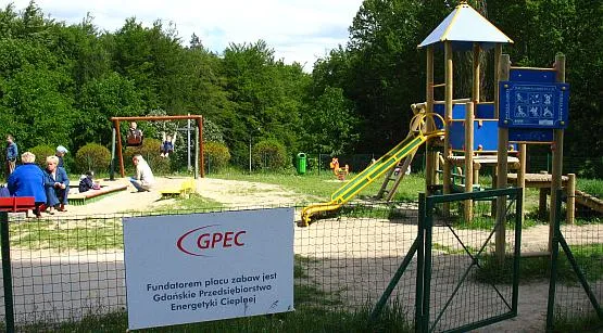 GPEC jest sponsorem m.in. placu zabaw przy ul. Góralskiej.