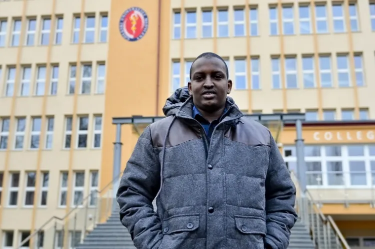 Hussein Nunow z Kenii jest jednym z 734 zagranicznych studentów GUM-edu.