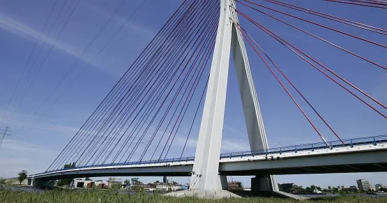 Most wantowy im. Jana Pawła II to na razie jedyny, istniejący fragment Trasy Sucharskiego.