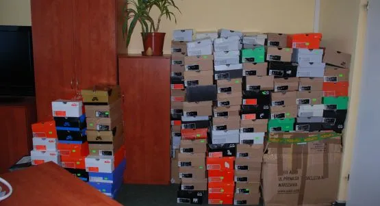 Blisko 300 par butów z podrobionymi znakami towarowymi zabezpieczyła w trzech sklepach na terenie Trójmiasta gdańska policja.