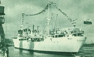 Polski statek "Czech" przeprowadził w marcu 1953 roku akcję ratownicza na Morzą Śródziemnym, dzięki której uratował 62 członków załogi i pasażerów egipskiego okrętu "Sollum".