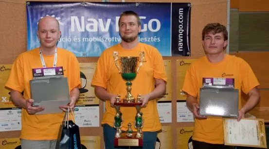 "Rusty" Team. Od lewej. lewej to Jakub Białogrodzki, Jacek Dąbrowski i Adrian Kosowski.