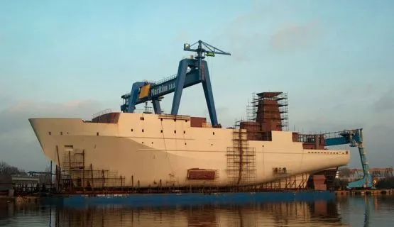 Gdańska Maritim Shipyard to jedna z największych prywatnych stoczni w Polsce. Na zdjęciu statek badawczy Maria S. Merian.