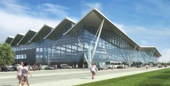 W budowie nowego terminalu na trójmiejskim lotnisku swój udział będą też mieli gdańscy stoczniowcy...