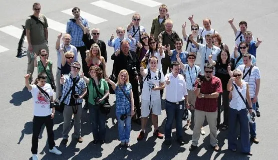 Uczestnicy zorganizowanej przez trojmiasto.pl i Grupę Lotos wycieczki po gdańskiej rafinerii.