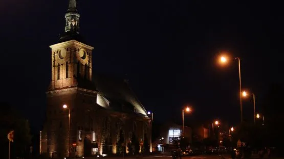 Kościół św. Barbary przy Długich Ogrodach w Gdańsku zyskał iluminację.